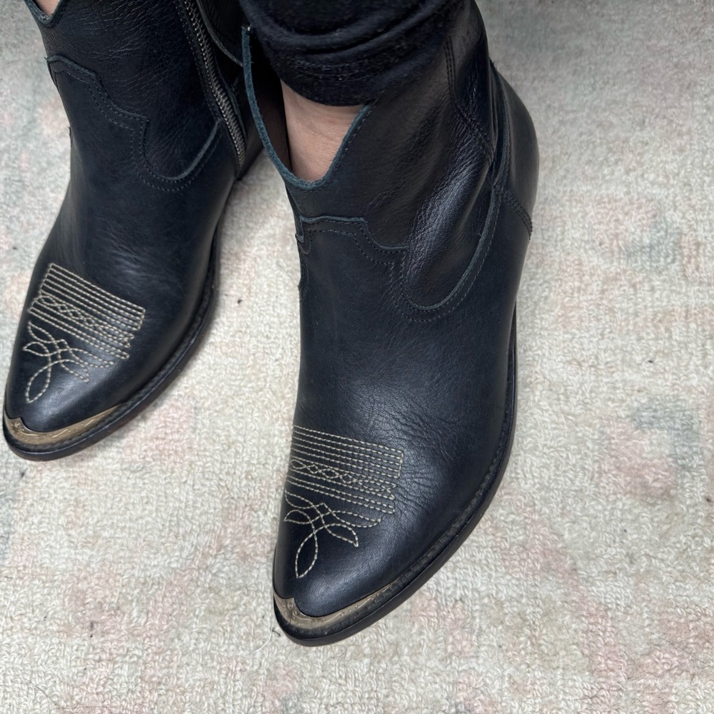 Golden‎ goose Black Western Ankle boots - Picture 4 of 6